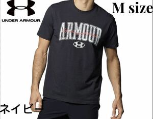 【新品】アンダーアーマー UNDER ARMOUR UAパフォーマンスコットン ノベルティ ショートスリーブTシャツ Msize