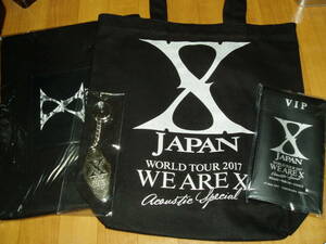 X JAPAN WE ARE X WORLD TOUR 2017 VIPプラチナグッズ 7/17 最終日 全セット 未使用