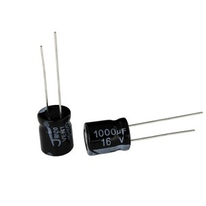 [s109] 電解コンデンサー 16V 1000uF 10x13 [JWCO] (10個)