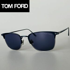 サングラス トムフォード◆TOM FORD◆メンズ レディース サーモントブロー【新品】マットブルー 青 UVカット ブロー オシャレ ドライブ