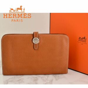 エルメス HERMES 長財布 レザー ゴドン