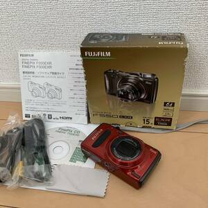 m065）FUJIFILM FinePix F550 EXR レッド コンパクトデジタルカメラ デジカメ