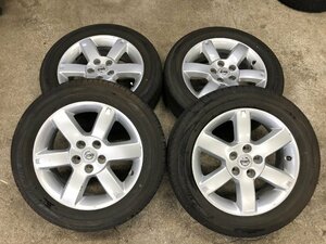 パF1507■215/60R17 96H　4本価格　YOKOHAMA BluEarth RV-01 ニッサン純正アルミ　送料無料 夏 17×6.5J+40 PCD114.3 エクストレイル