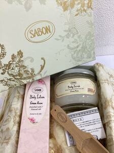 SABON サボン ボディローション/グリーン・ローズ50ｍｌ/　ボディスクラブＡ　グリーン・ローズ　320ｇ　ギフトセット＃18576