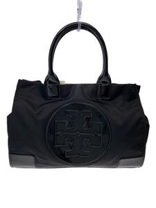 TORY BURCH◆トートバッグ/ナイロン/BLK