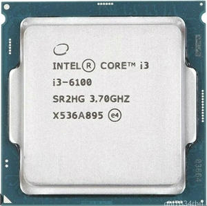 Intel Core i3-6100 SR2HG 2C 3.7GHz 3MB 51W LGA1151 BX80662I36100