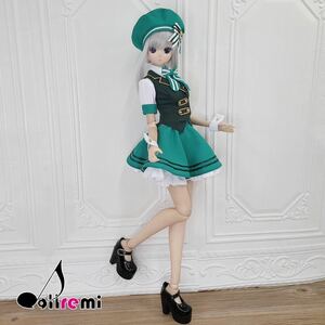 DD DDS共通★うさぎカフェ店員さん制服セット緑