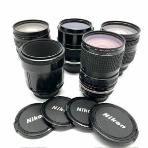 仙16【5点】Nikon ニコン レンズ カメラレンズ まとめ/24-120mm 1:3.5-5.6/105mm 1:1.8/18-70mm 1:3.5-4.5/55mm 1:2.8/28-85mm 1:3.5-4.5