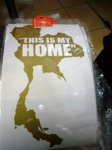 THAI/タイ王国/THIS IS MY HOME/国土ステッカーⅣ