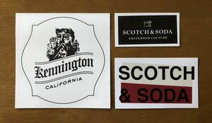 kennington.SCOTCH & SODA ステッカー3枚セット