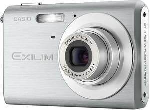 CASIO デジタルカメラ EX-Z60 EXILIM ZOOM シルバー(中古品)
