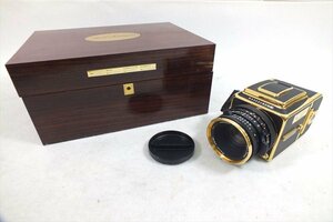 □ HASSELBLAD ハッセルブラッド 500C/M GOLD 30周年 中判カメラ Planar 2.8/80 T 中古 240306G6213