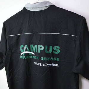 古着●クルージンUSA ボウリングシャツ キャンパス インシュアランス サービス M xwp