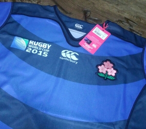 値下げ交渉 2015年 ラグビー ワールドカップ 日本代表 2nd ジャージ 未使用 検)WORLD CUP JAPAN RUGBY JERSEY W/TAGS SOUTH AFRICA 五郎丸