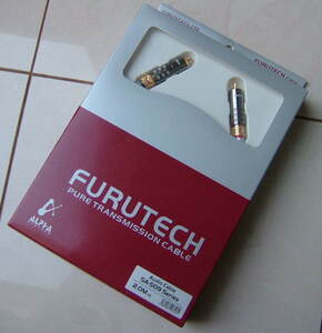 新品元箱入 FURUTECH フルテック SA-509 α導体 μ-OFC α-process超低温処理 特殊電磁界処理 RCAケーブル 2M2本 コレクトチャック SA509②