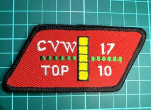 (再:ラスト1枚)【TOP10パッチ】CVW-17(第17空母航空団) TOP10 R07
