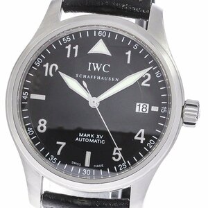 IWC IWC SCHAFFHAUSEN IW325312 パイロットウォッチ スピットファイア マークXV デイト 自動巻き メンズ 良品 箱・保証書付き_785167