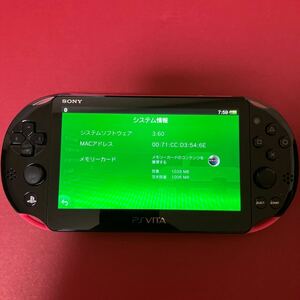 SONY PSVITA PCH-2000 ZA15 1GB 本体 wifi 動作品 初期化 PlayStation プレイステーション ヴィータ ピンク ブラック