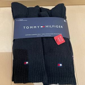 送料無料　未使用　TOMMY HILFIGER トミーヒルフィガー　ソックス 靴下 6足セット　SHOE サイズ　7-12 メンズ