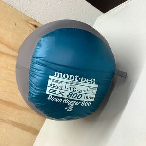 mont-bell モンベル Down Hugger 800 #3 ダウンハガー シュラフ EX800 寝袋 現状品