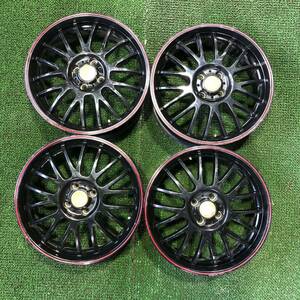 AE208-312 社外ホイール 17×6.5J +42 PCD100-4穴 普通自動車等