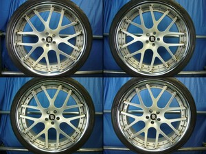 ハイパーフォージド＋プロクセス○24インチ10J＋22＋5 5穴PCD112●295/30R24●4本●ロールスロイスカリナン●配送方法指定あり●(nW700