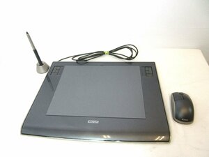 ☆3980円スタート☆Wacom Intuos3 ペンタブレット / PTZ-930 / クリスタルグレー / イラスト制作 / 2004年モデル 名古屋発5-165△