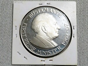 外国銭　ジャマイカ 1ドル硬貨 ブスタマンテ 1972年 外国コイン 海外硬貨