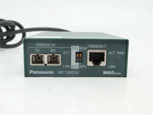 中古品　【通電確認済み】Panasonic 光メディアコンバーター☆MC1000SX PN61314/現状品　送料無料