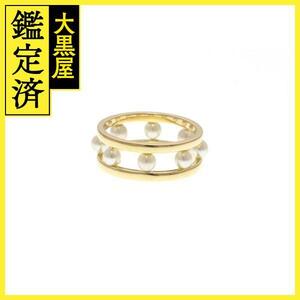 JEWELRY ノンブランド ジュエリー リング K18 イエローゴールド パール 3号 3.7g【430】