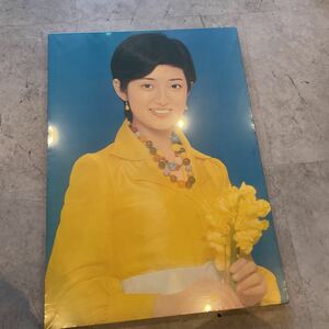 木製パネル 山口百恵 昭和レトロ