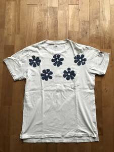 希少・ENGINEERED GARMENTS エンジニアドガーメンツ Flower フラワー ポケットTシャツ サイズS 半袖Tee ネペンテス NEPENTHES NEEDLES S2W8