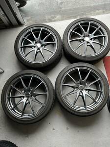 RAYS VOLK Racing G25 レイズ ボルク レーシング プリズムダークシルバー 中古18インチ 18×7.5 100-5穴