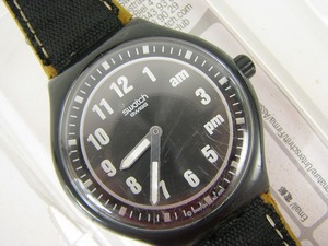 ジャンク　swatch　スウォッチ　AG2003　SUJM7013　電波時計？　