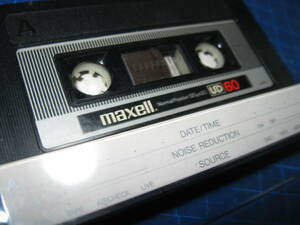 使用済み　中古　 カセットテープ　日立Maxell　UD60　Type1　ノーマル　60分 　1本　爪なし　No.1041