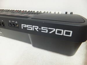 ♪YAMAHA PSR-5700・シンセサイザー・ＤＡＷ・シーケンサー・ＭＩＤＩ音源・ＦＤＤデータ再生※中古動作品・保存状態良品・試験用２ＤＤ