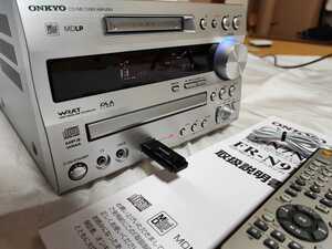 ◆最上位・完動品◆ ONKYO FR-N9NX CD/MD/USB/Tunerアンプ ♪MD搭載最終機種♪リモコン他付属品♪