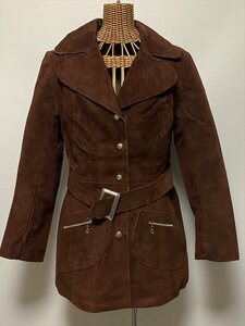 USED/SUEDE/LEATHER COAT/MADE IN CANADA/LADIES