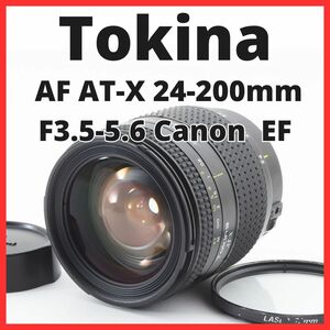 A10/5467★美品★トキナー Tokina AF AT-X 24-200mm F3.5-5.6 Aspherical Canon キャノン EFマウント