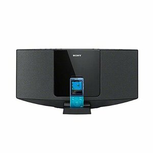 SONY ウォークマン用ドックコンポ ブラック CMT-V10/B(中古品)