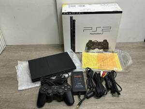 ☆ PS2 ☆ プレイステーション2 SCPH-70000 動作品 本体　コントローラー 箱 説明書 純正アダプター 付属 Playstation2 SONY 3377