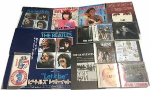 ビートルズ BEATLES パンフレット チラシ ポスター CD 関係雑誌 他 グッズ セット