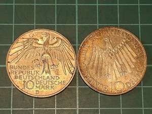 【一円スタート】ドイツ　ドイツ連邦共和国　ミュンヘンオリンピック記念　10マルク銀貨　おまとめ　1972年