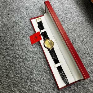 BALENCIAGA バレンシアガ TG 88 1 02522 18K GOLD ELETROPLTED 純正ベルト PARIS クォーツ 腕時計