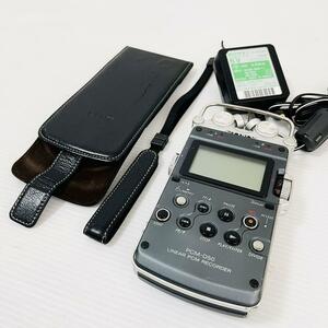 SONY PCM-D50 リニアPCMレコーダー 純正ケース ACアダプター ソニー ICレコーダー 集音器 録音 Dシリーズ