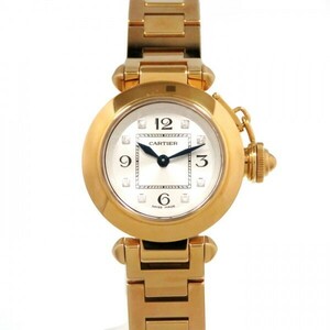 カルティエ Cartier パシャ ミスパシャ WJ124015 シルバー文字盤 新古品 腕時計 レディース