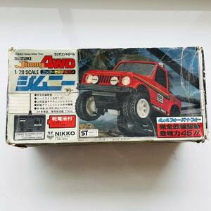 NIKKO SUZUKI JIMNY ジムニー4WD セミデラコン 当時物 ニッコー スズキ ラジコン ジャンク 1/20