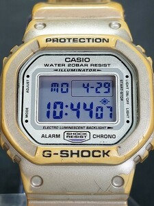 CASIO カシオ G-SHOCK ジーショック DW-5600 メンズ デジタル 腕時計 ホワイト文字盤 グレー ラバーベルト ステンレス 新品電池交換済み