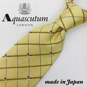 Aquascutum ネクタイ シルク100% 日本製　伊勢丹