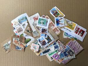 [382]【使用済】外国切手 約29g 送料94円（定形で発送）【同梱不可】